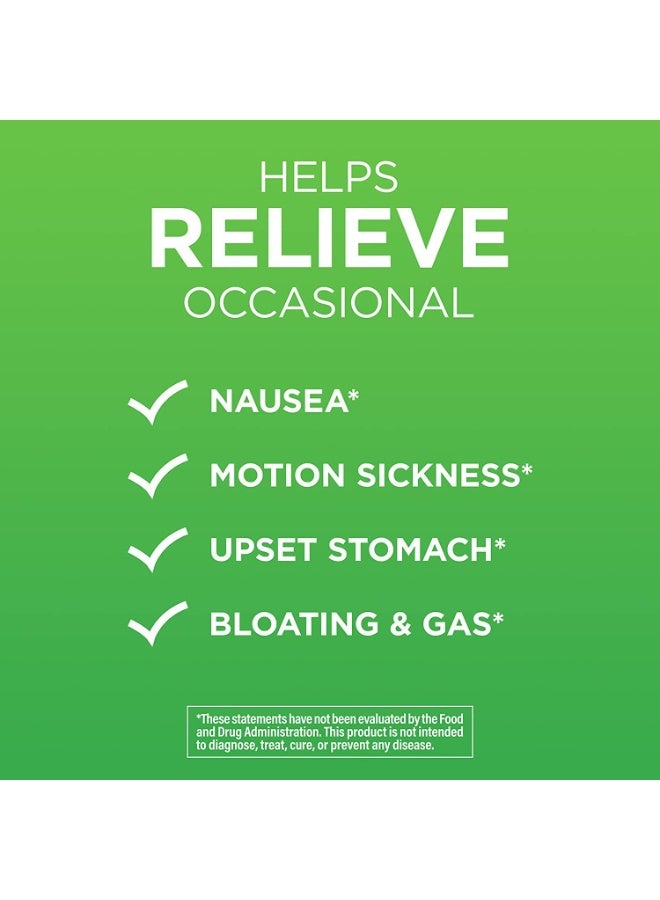 UpSpring Stomach Settle Drops for Nausea, Gas, Bloating, Morning Sickness and Motion Sickness Relief with Ginger, Lemon, Spearmint, and B6, 28 Count Individually Wrapped Drops for Tummy - Image 3