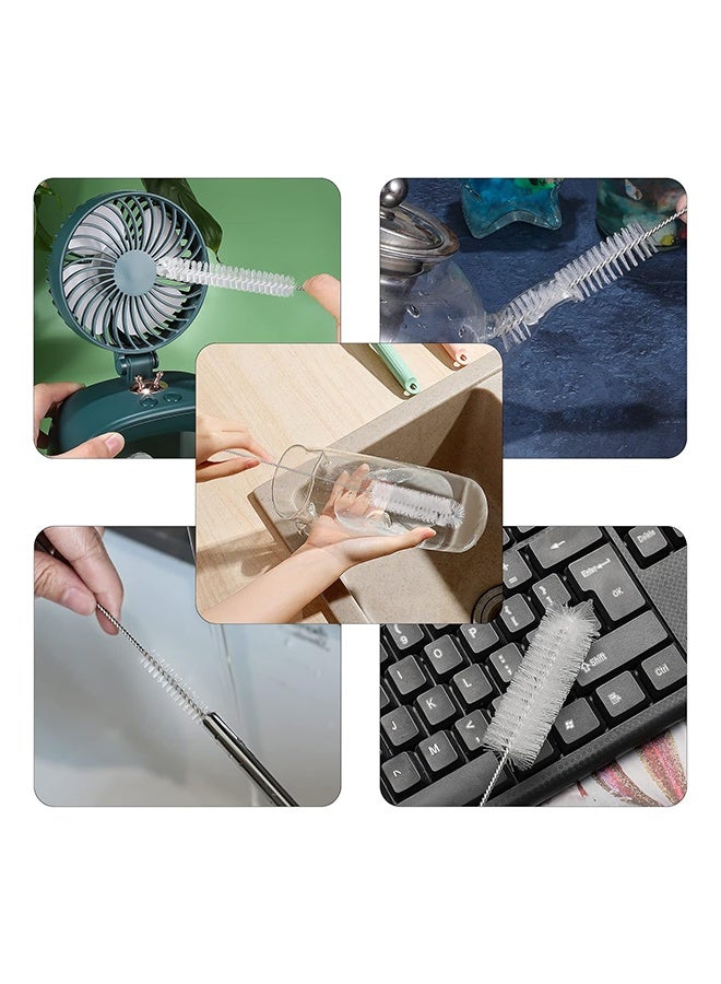 GIFT 13 Piece Straw Cleaner Brush Set, Long Cleaning Brush for Straws on Tumbler, Water Bottle, Sippy Cup, and Pipes, Tubes - Image 5