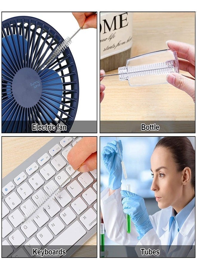 GIFT 13 Piece Straw Cleaner Brush Set, Long Cleaning Brush for Straws on Tumbler, Water Bottle, Sippy Cup, and Pipes, Tubes - Image 4