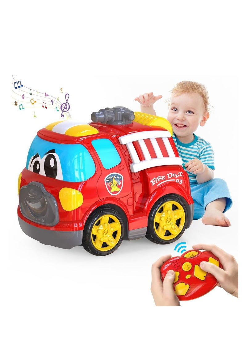 Kiddy City Service Fire Truck With Remote Control - DHTRC10405J - Image 2
