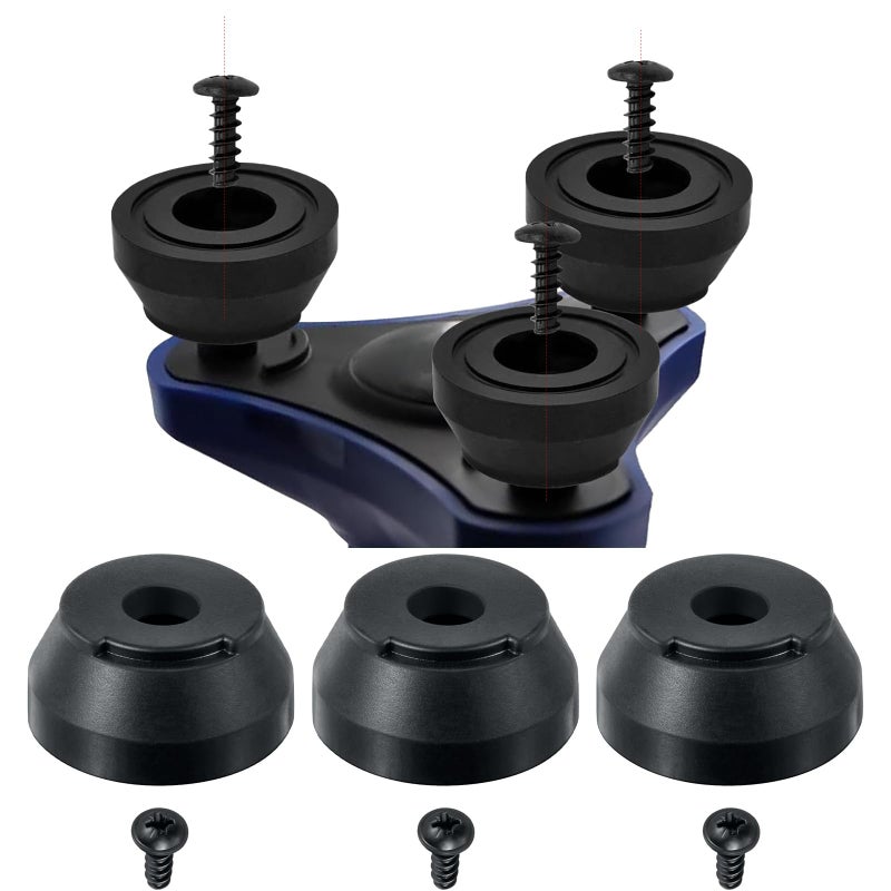 ANCKNE Replacement Screw-in Rubber Cane Tips Feet Suitable for Hurrycane Freedom Edition Walking Sticks, Cane Foot Rubber with Anti Slip and Wear Resistance Design, Easy to Use - Image 1