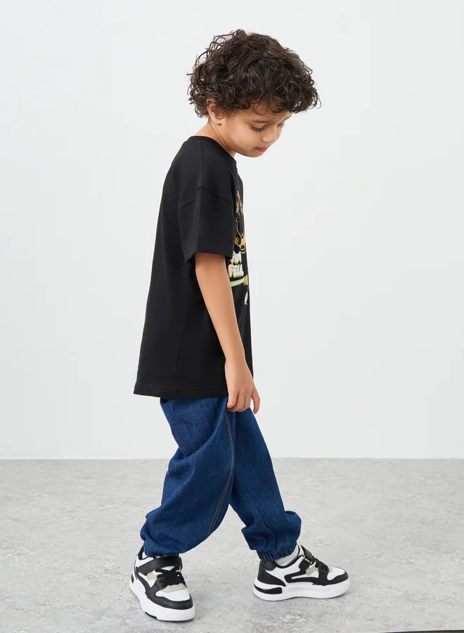Styli Styli Garfield Print Oversized T-Shirt