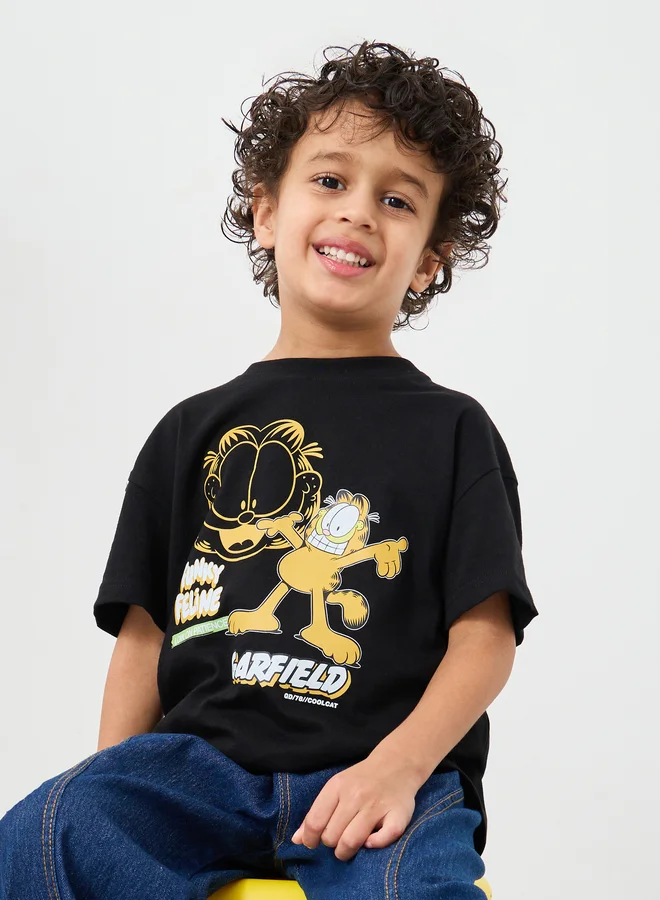 Styli Styli Garfield Print Oversized T-Shirt