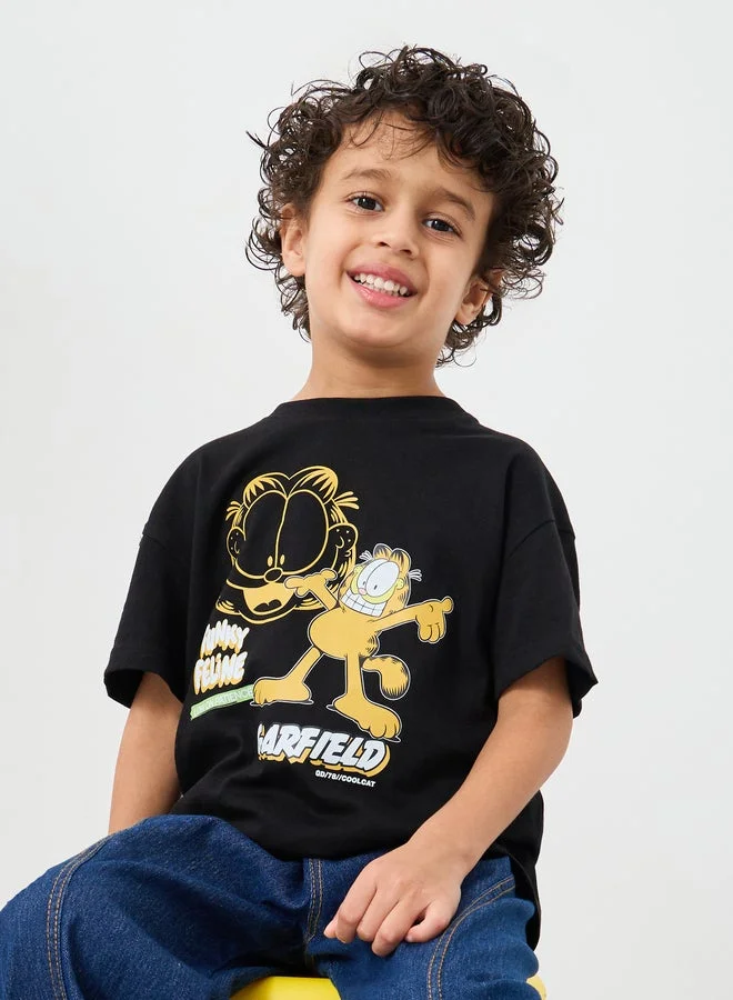 Styli Styli Garfield Print Oversized T-Shirt