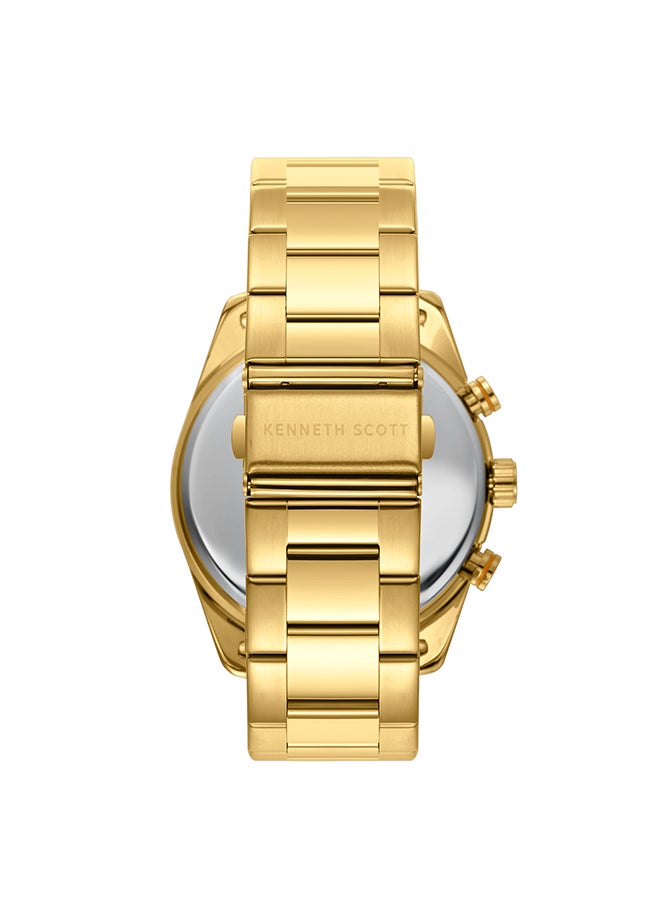 KENNETH SCOTT Men's White  Dial Analog Watch - K24117-GBGW  - Image 2