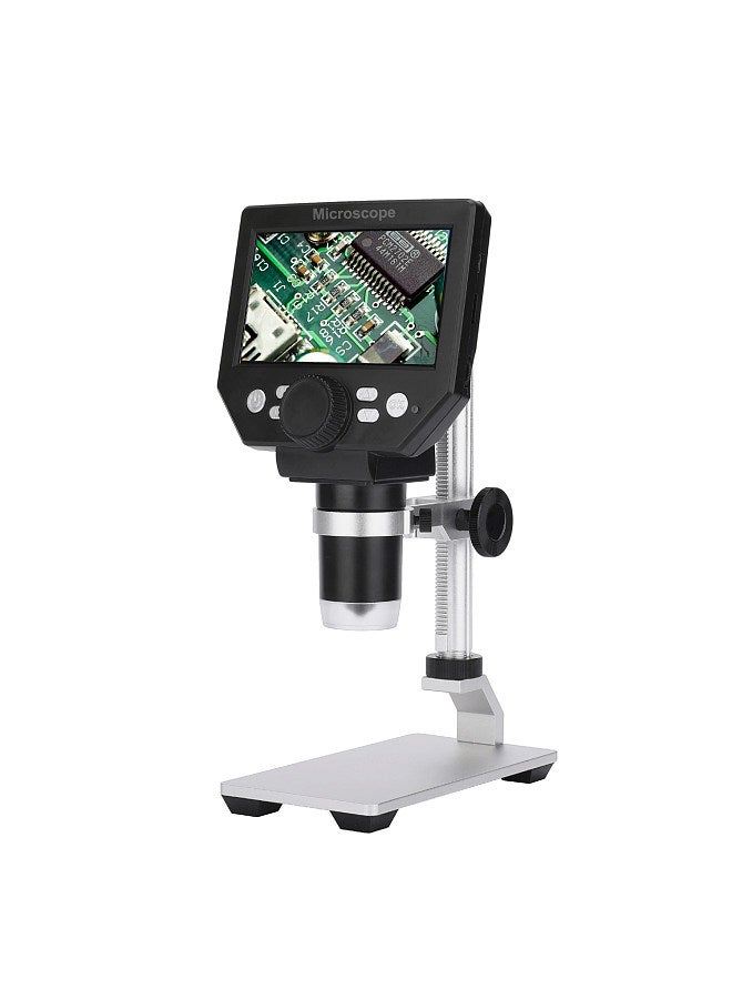 G1000 Digital Electron Microscope 4.3 Inch Large Base LCD Display 10MP 1-1000X Continuous Amplification Magnifier  - Image 1