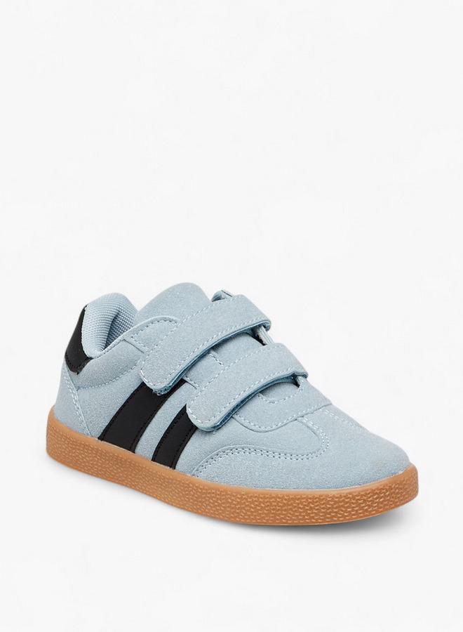 LBL by Shoexpress Panelled Sneakers with Hook and Loop Closure - Image 1