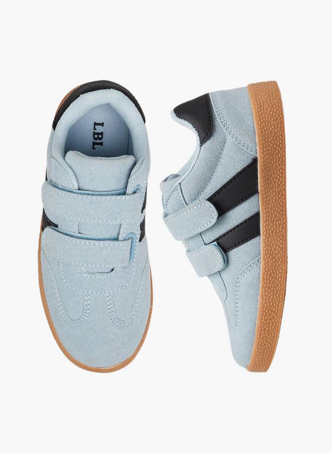 LBL by Shoexpress Panelled Sneakers with Hook and Loop Closure - Image 2