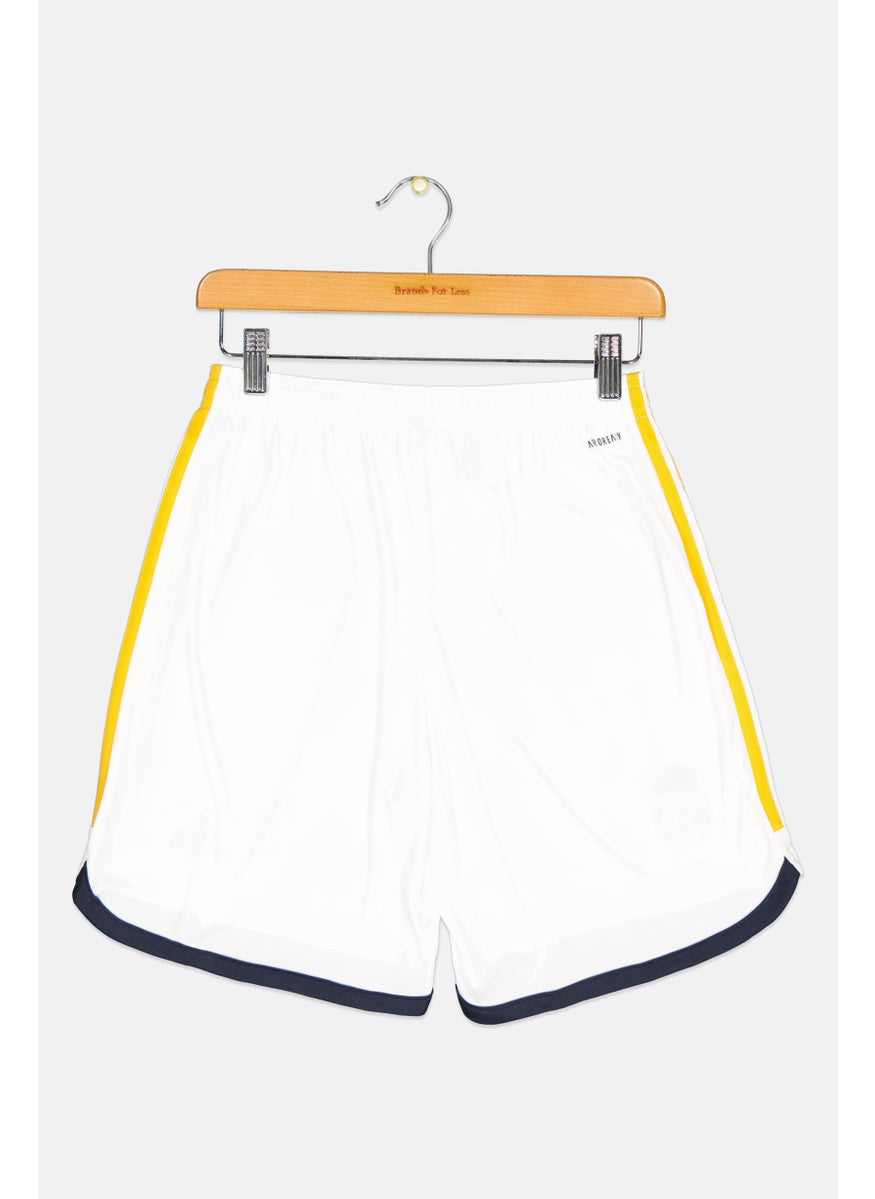 Adidas Kids Boy Sportswear Fit Football Shorts, White  - Image 2