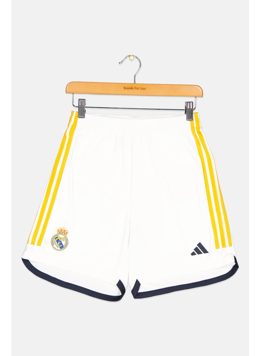 Adidas Kids Boy Sportswear Fit Football Shorts, White  - Image 1