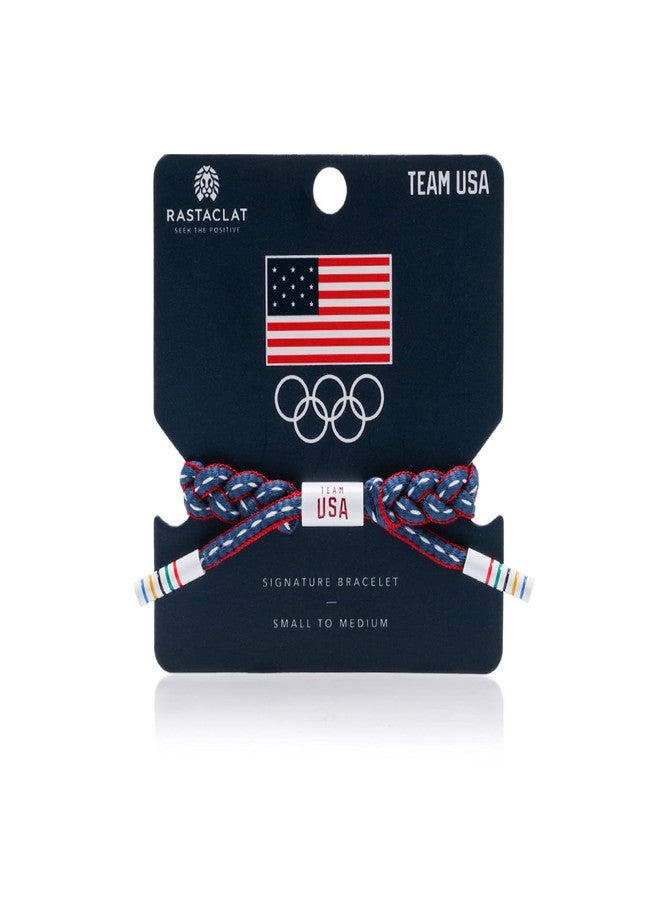 Rastaclat Braided Bracelets for Men and Women - Originals Collection | Adjustable Stackable Bracelets Braided by Hand | Great Gifts for Men, Women, Teens & Couples (Medalist | Red/White/Blue, Small/Medium 4.5-6 Inches) - Image 2