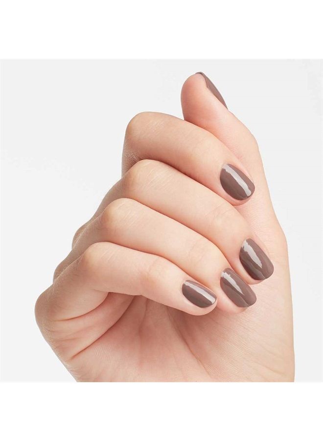 OPI Nail Lacquer, Over the Taupe, Brown Nail Polish, 0.5 fl oz - Image 1