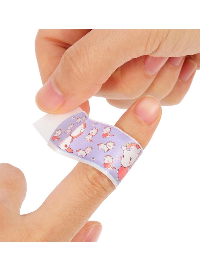 120 Pcs Cartoon Waterproof Bandage Strips PE Material Hemostatic Adhesive Colorful First Aid,for Family Care Kids’ Activities Office Emergencies Sports Fitness and Outdoor Trips,Effective for Cuts Scrapes Abrasions and Minor Wounds - Image 5