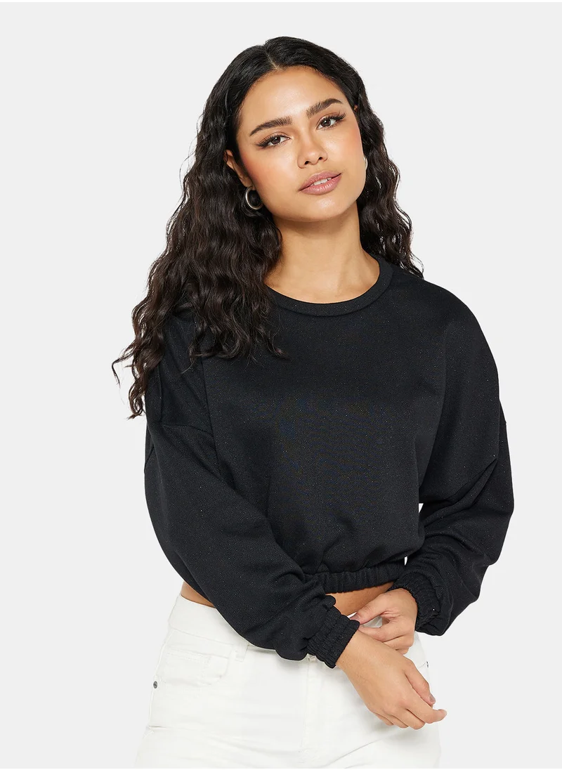 اونلي Shimmer Relaxed Fit Sweatshirt