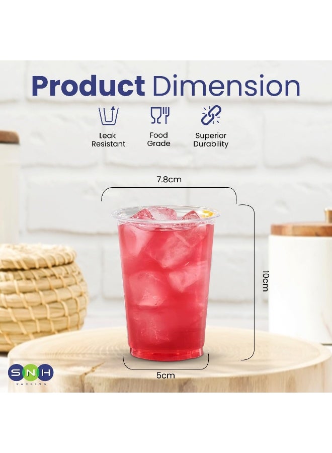 SNH Packing SNH 25 Pieces 10Oz Juice Cup Clear Strong Disposable Plastic Cups - Image 2