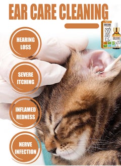 50ml Cat and Dog Ear Cleaner Liquid Pet Ear Care Therapy Soothing Itchiness Cleaning Canal Eliminate Odour Dirt Debris Infection Treatment - pzsku/ZC86C147B1418EF005A13Z/45/_/1697423532/ee1bd4bf-c739-4d56-8ab3-178eebfbb2e5