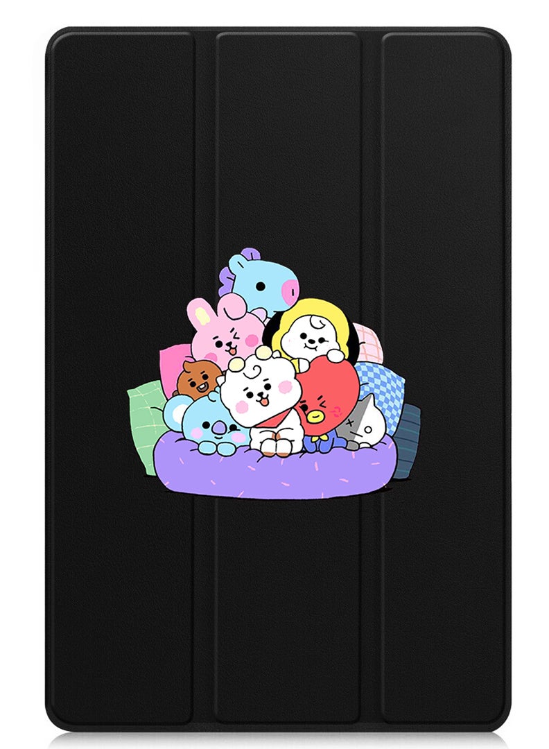 Theodor Protective Flip Case For Apple iPad Pro 13 (2024) With Trifold Stand Auto Wake Sleep Shockproof Cover cute pets - Image 1