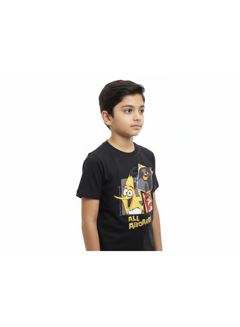 general T-SHIRT BOYS ANGRY BIRDS PRINT S/S 2-8 YRS UE - Image 2