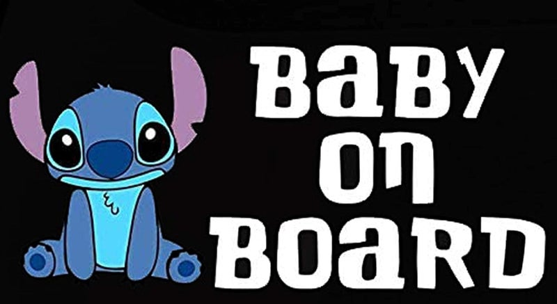 H-TRADINGS Cute Baby Stitch Baby on Board Sticker - Image 2