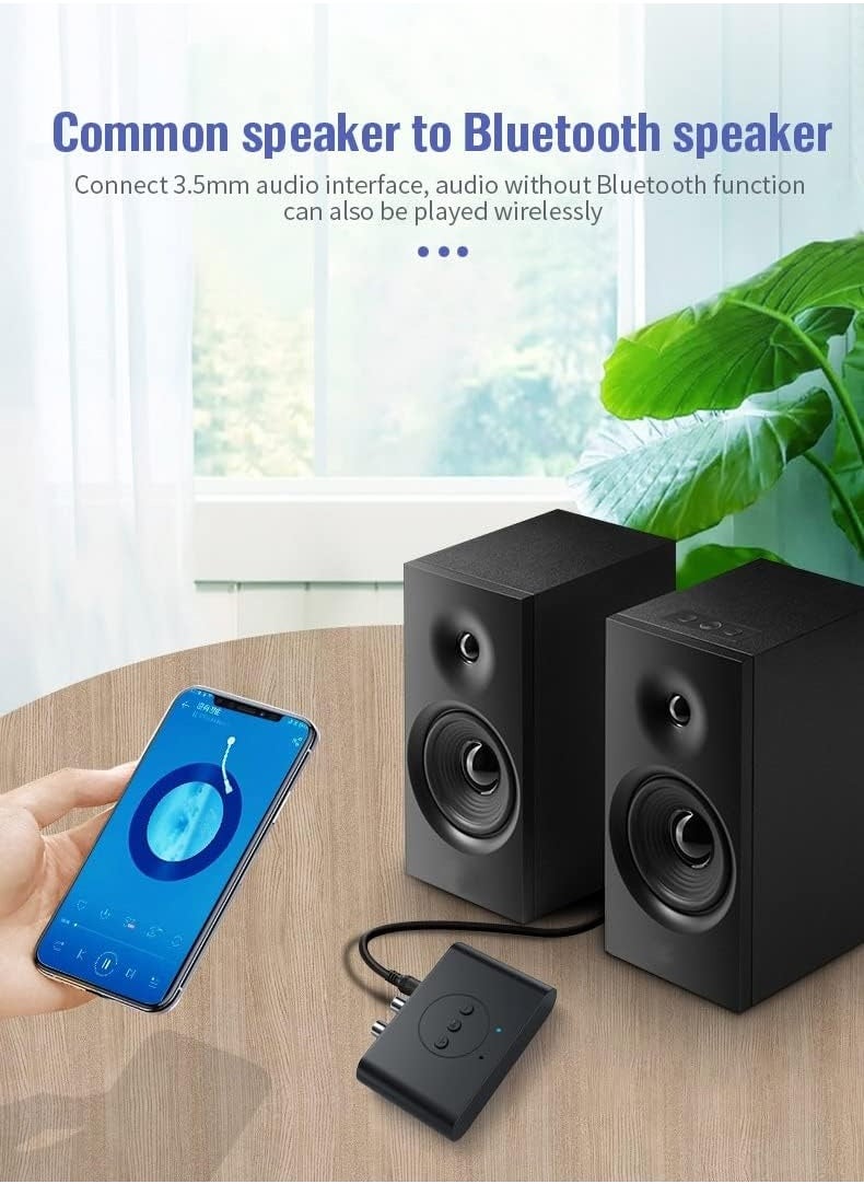 VKL - Bluetooth 5.3 Audio Receiver U Disk RCA 3.5mm 3.5 AUX Jack Stereo Music Wireless Adapter with Mic For Car Kit Speaker Amplifier - Image 1