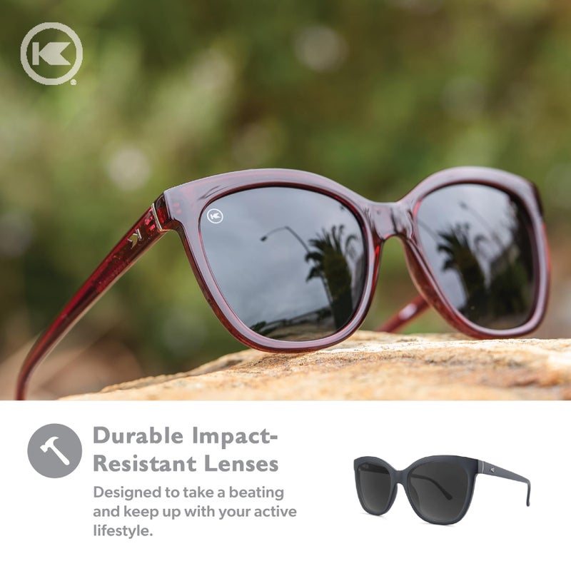 Knockaround Deja Views Polarized Cat Eye Sunglasses for Women & Men - Trendy Sunglasses - UV400 Protection - Image 3