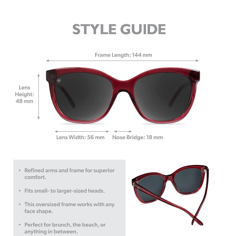 Knockaround Deja Views Polarized Cat Eye Sunglasses for Women & Men - Trendy Sunglasses - UV400 Protection - Image 4