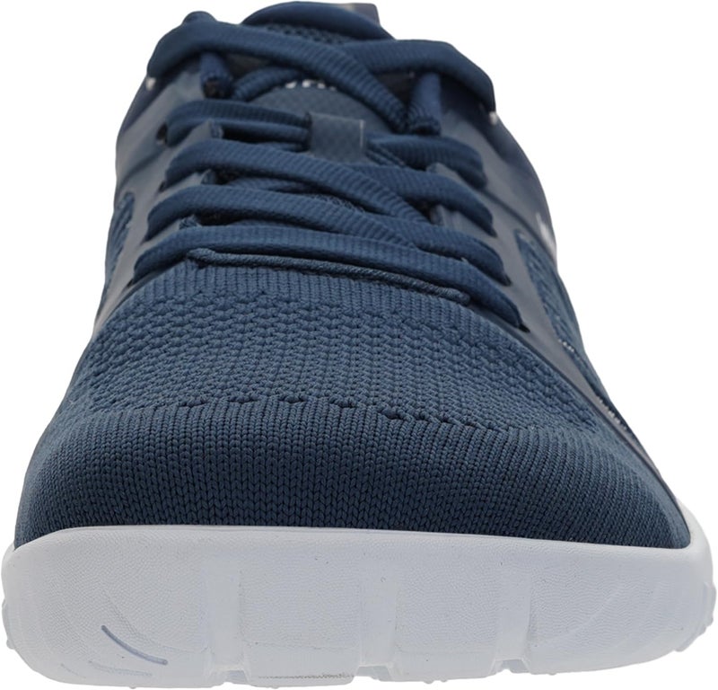 WHITIN Men's Extra Wide Width Barefoot Minimalist Shoes Zero Drop Trail Running Hiking Sneaker Cross Country Training Walking Workout Lifting Dark Blue 44 - Image 2