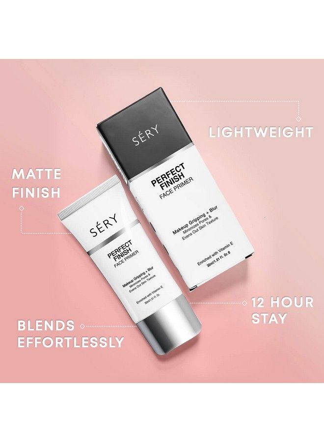 SERY Perfect Finish Face Primer Makeup Primer For Poreless Smooth & Long Lasting Makeup Waterproof Brightening Makeup Base 30Ml - Image 3