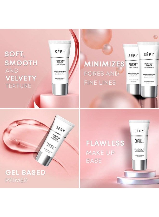 SERY Perfect Finish Face Primer Makeup Primer For Poreless Smooth & Long Lasting Makeup Waterproof Brightening Makeup Base 30Ml - Image 5