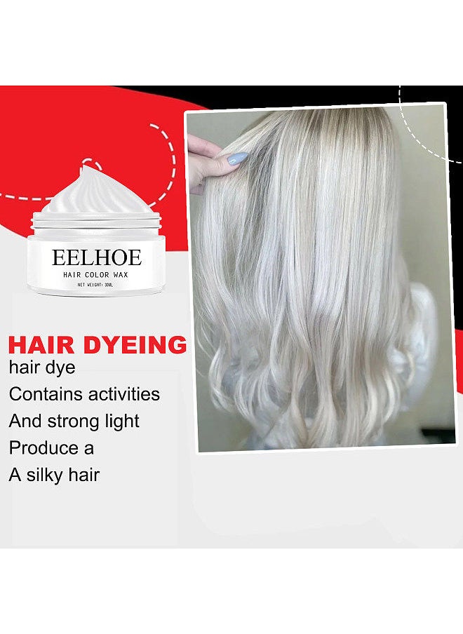 EELHOE EELHOE 30ml Hair Color Wax Hair Dye Cream Disposable Instant Hair Coloring Hair Discoloration Fashionable Hair Color  - Image 2