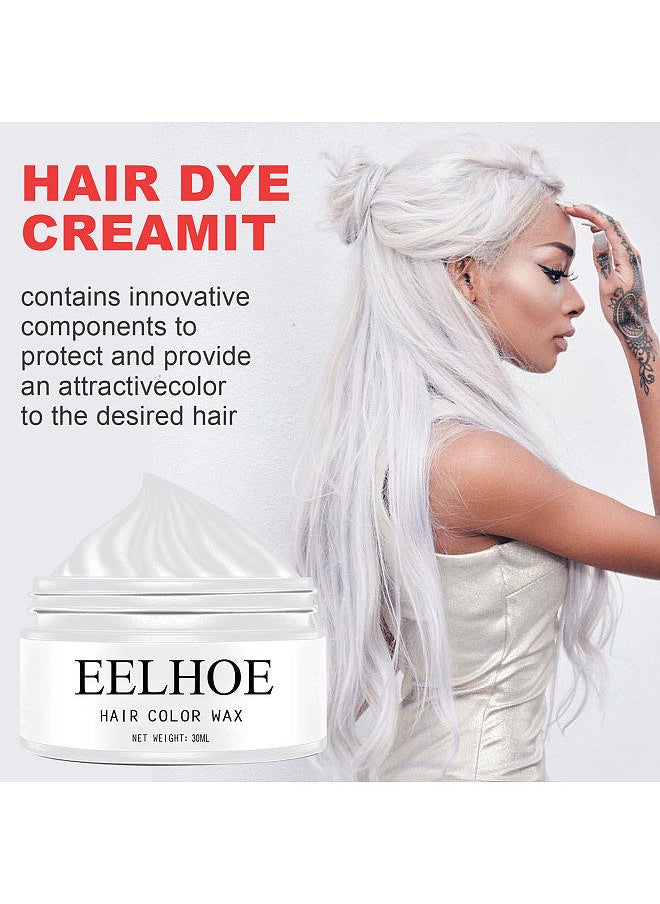 EELHOE EELHOE 30ml Hair Color Wax Hair Dye Cream Disposable Instant Hair Coloring Hair Discoloration Fashionable Hair Color  - Image 4