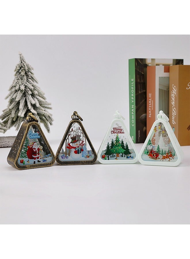 Christmas Elk - Elk pulling a night light with Santa Claus and a tree, suitable for girls and kids, Christmas and birthday decorations - Image 3