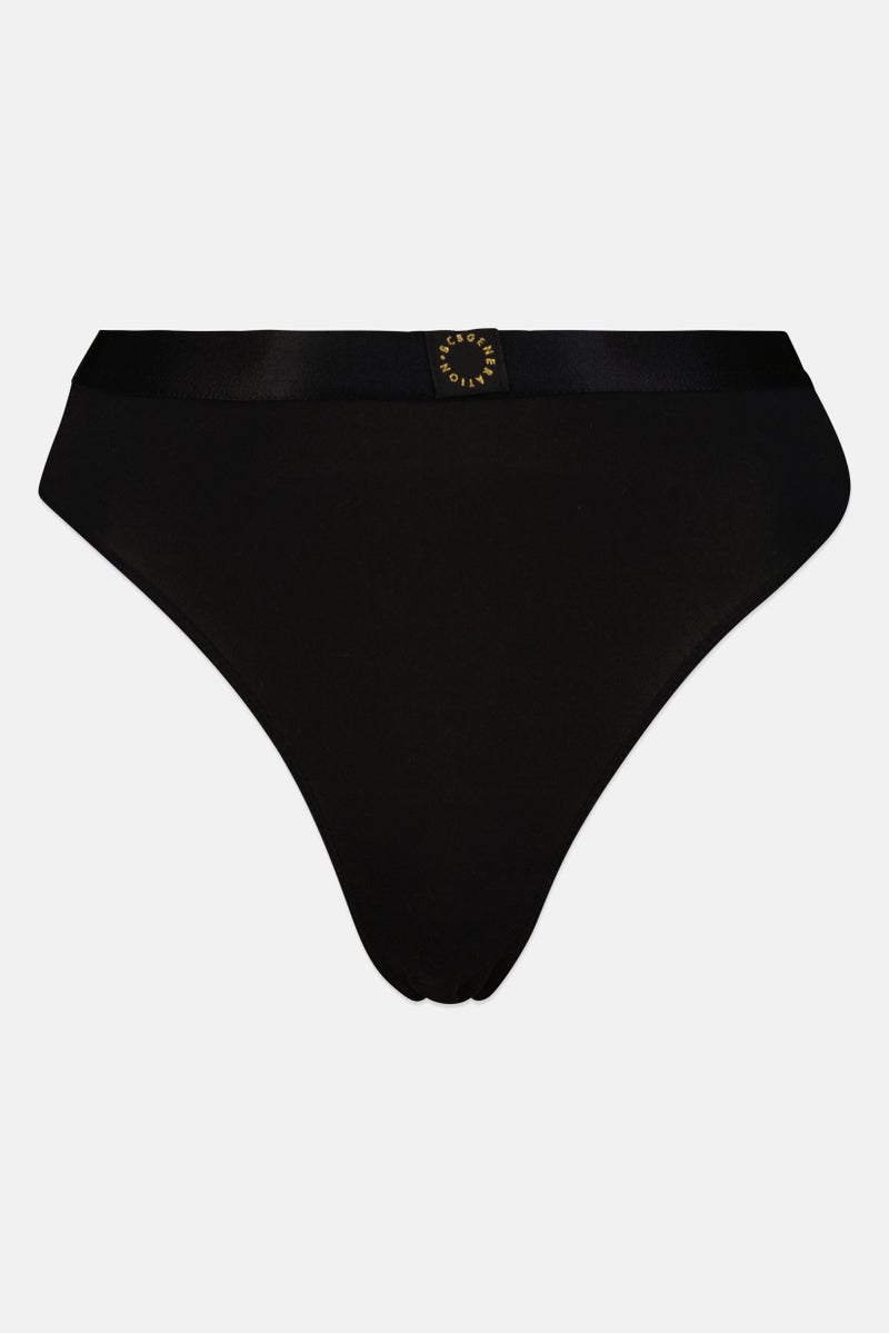 BCBGeneration Women 3 Pieces Brand Logo Thong, Multicolor - Image 3