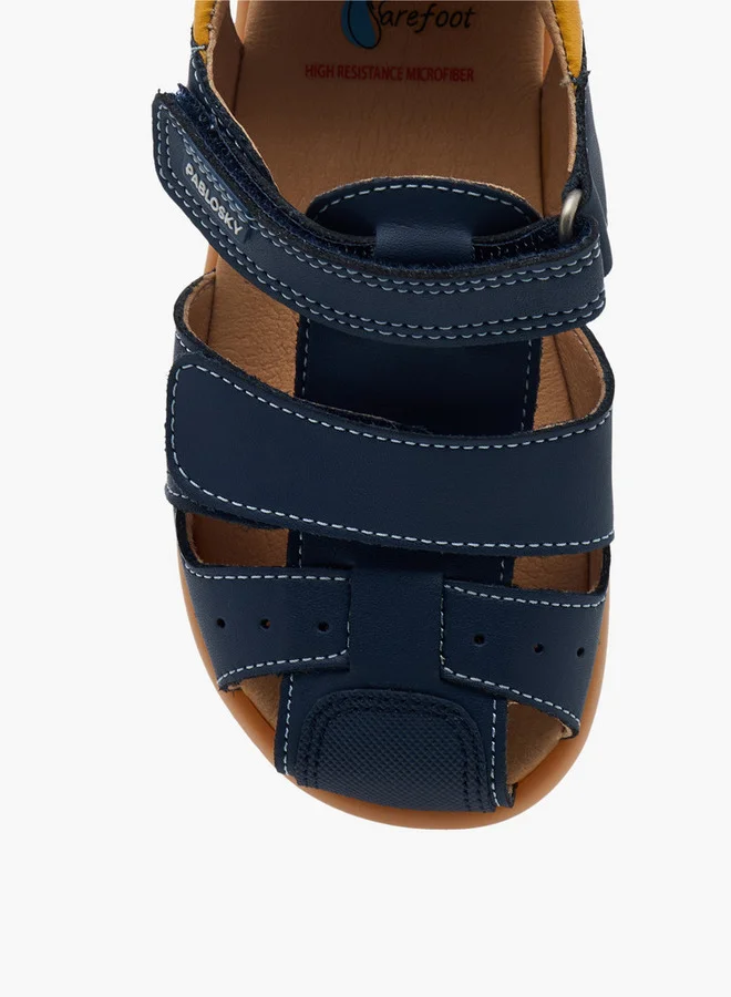 Pablosky Pablo Boys' Strappy Sandals with Hook and Loop Closure