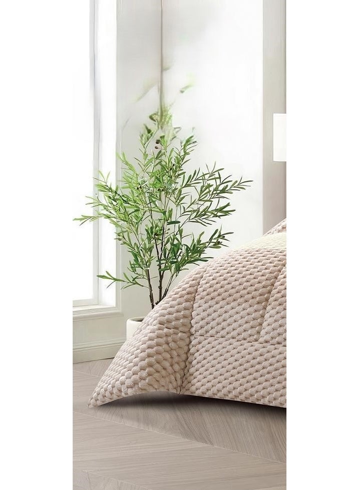 مارك مفرش سرير نفرين شتوي ملكي فخم بتصميم حصر ليمنحك الدفئ والراحة - Image 2