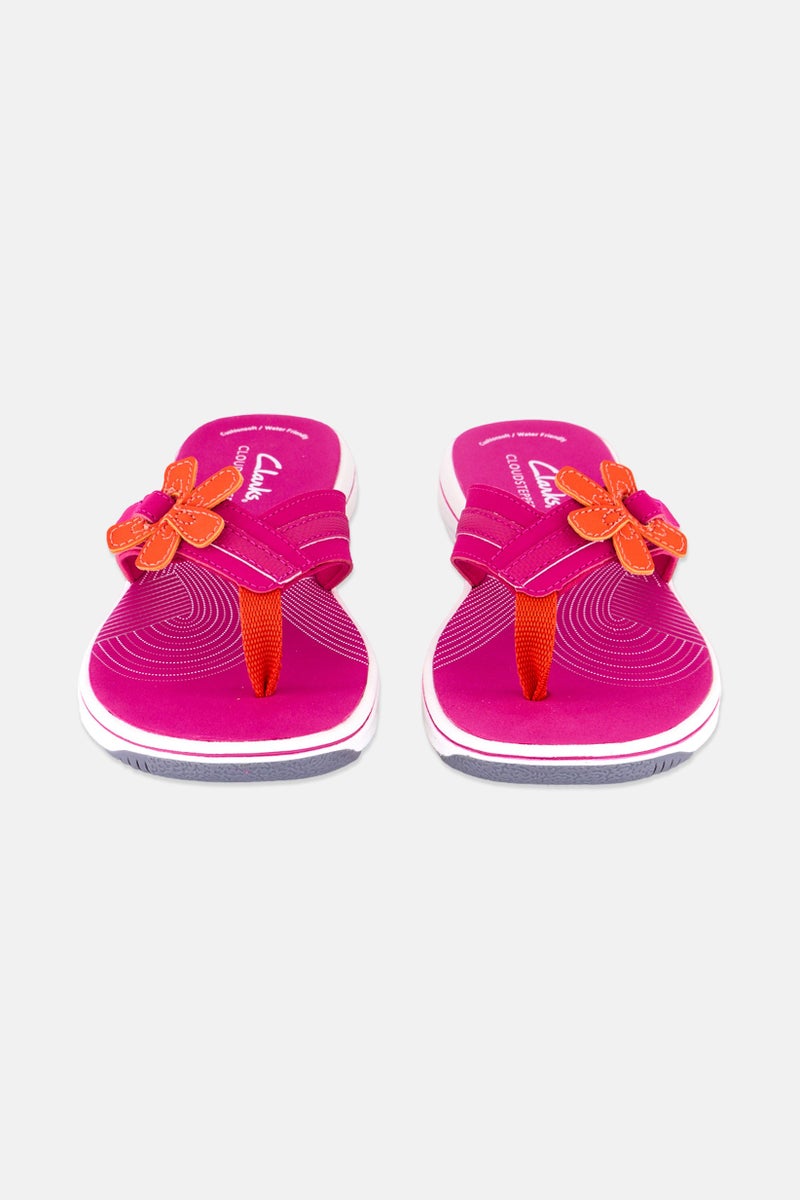 clarks Kids Girl Brinkley Arlak Slip On Sandals, Pink - Image 4