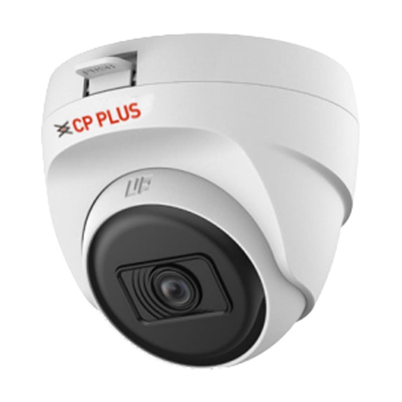CP PLUS 2.4MP Full HD IP Indoor Wired Dome Camera CP-URC-DC24PL3 Compatible with DVR only | 30 Meters IR Black & White Night Vision | 3.6mm Lens | Motion Detection, White - Image 1