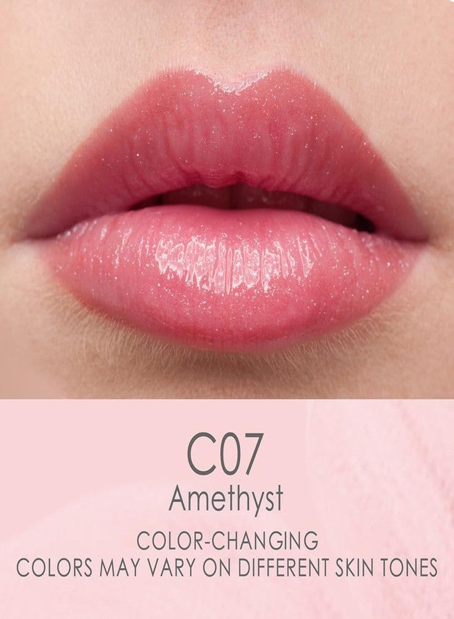 CATKIN Lip Balm Tinted Color Changing Lipstick Ultra Hydrating Lip Moistrurizer Chapstick with Vitamin E Nourishing For Cracked & Dry Lips 0.12 oz C07 Amethyst - Image 2