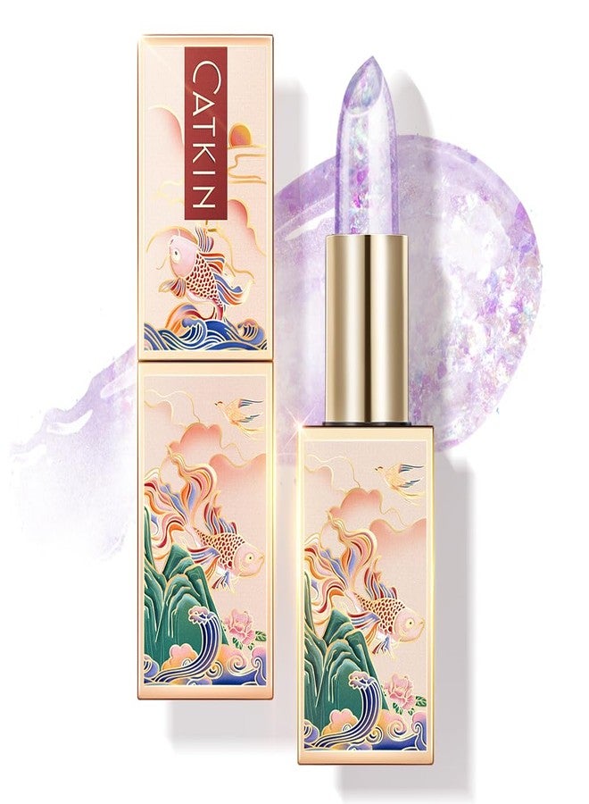 CATKIN Lip Balm Tinted Color Changing Lipstick Ultra Hydrating Lip Moistrurizer Chapstick with Vitamin E Nourishing For Cracked & Dry Lips 0.12 oz C07 Amethyst - Image 1