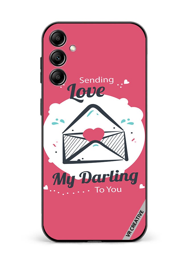 VR CREATIVE Protective Case Cover For Samsung Galaxy M14 Sending Love Design Multicolour - Image 1