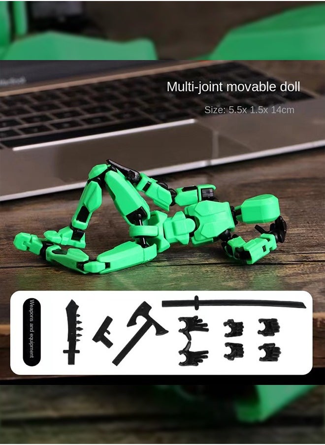 Haidue - 11Pcs 3D Printed Doll Toy Dummy Doll, Movable Joints Can Be DIY Assemble - Image 1