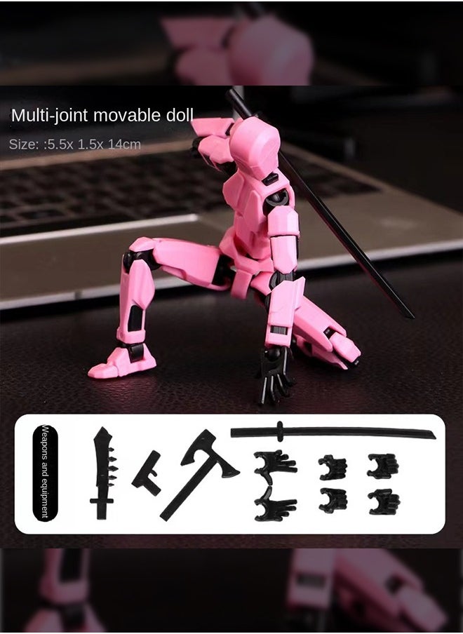 Haidue - 11Pcs 3D Printed Doll Toy Dummy Doll, Movable Joints Can Be DIY Assemble - Image 1
