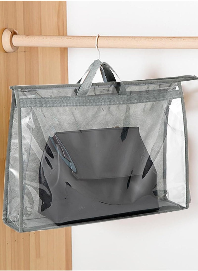 CityRiya-Long - Dust Cover Bags for Handbag Clear Handbag Storage Bag Purse Storage Anti-dust Purse Protector Storage Bag Travel Dust Bags for Purses Handbags Closet Size M/L/XL - Image 1