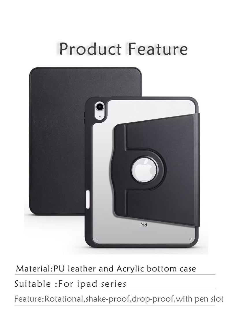 Generic - 10 th Protective Case Cover For iPad Air4/Air5 10.9 inch (2022-2018) with Pen slot, PU leather tablet computer Case with Auto Wake - Image 1