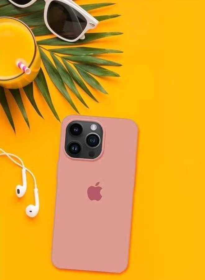 أوشن فون 15 برو ماكس حالة الهاتف ، لينة سيليكون السائل حماية ضد الخدش والصدمة واقية من الملحقات رقيقة جدا الغطاء الخلفي ، مع بطانة ستوكات ، ومناسبة ل iPhone 15 برو ماكس ، بيبي الوردي - Image 5