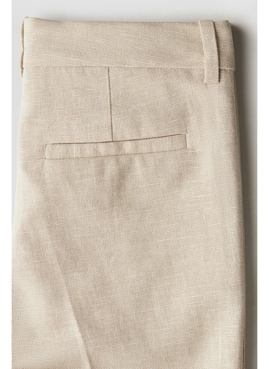 H&M Linen-Blend Suit Trousers  - Image 4