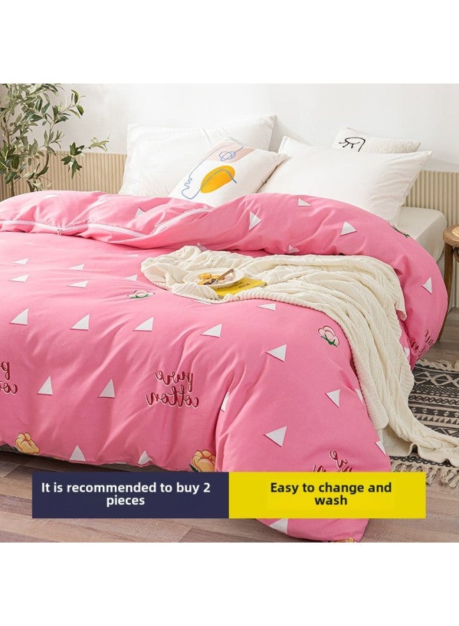 غطاء الشاش، غطاء بطانة اللحاف، غطاء اللحاف المبلل من القطن، غطاء قلب من الصوف القطني، غطاء المرتبة، وسادة اللحاف، بطانة اللحاف، غطاء اللحاف الواقي - اللون: لون الربيع الدافئ 【نموذج تشفير مطور】 - المواصفات: 120*200 سم 【سحاب رأس فولاذي مزدوج】 - Image 1