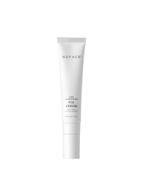 Fix Serum - Line Smoothing Conductive Serum For Microcurrent With Triple Peptide, Hyaluronic Acid & Ionplex To Hydrate, Brighten And Enhance Nuface Microcurrent Device Results (0.5 Oz)