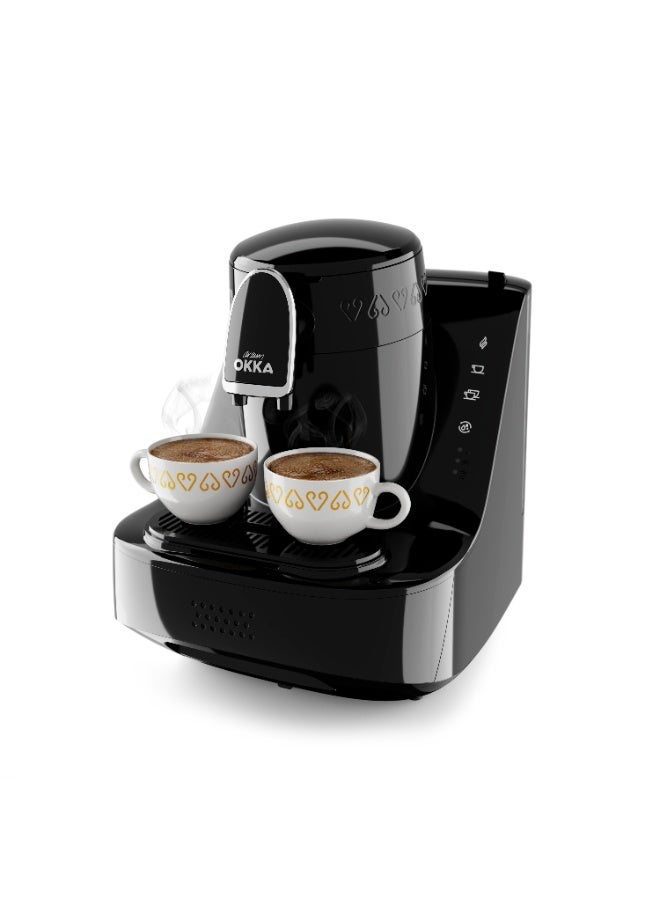 arzum okka ARZUM OKKA ELIT COFFEE MACHINE (BLACK - CHROME)-Ok0040-20 COFFEE MACHIN - Image 3