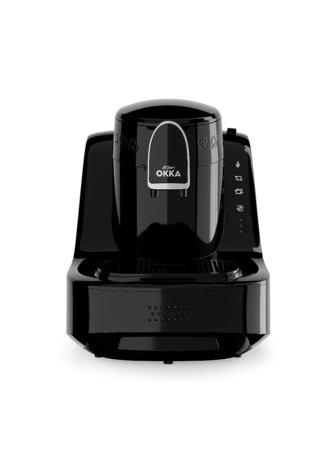 arzum okka ARZUM OKKA ELIT COFFEE MACHINE (BLACK - CHROME)-Ok0040-20 COFFEE MACHIN - Image 1